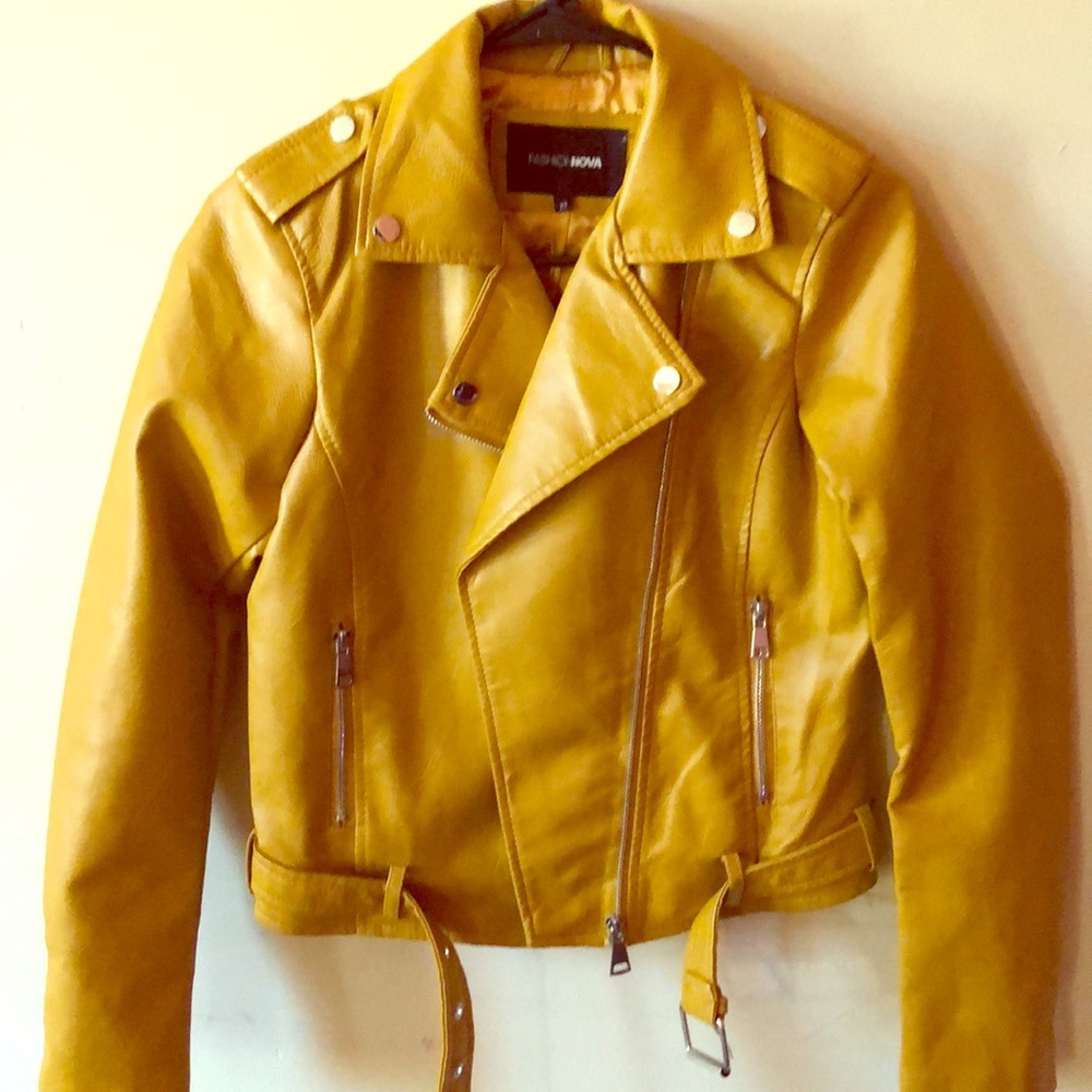 Vegan leather jacket